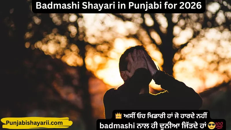 Badmashi Shayari in Punjabi for 2026