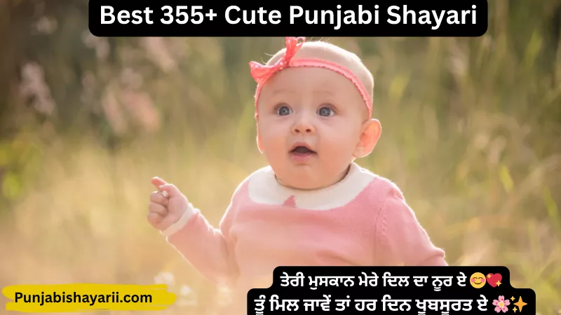 Best 355+ Cute Punjabi Shayari