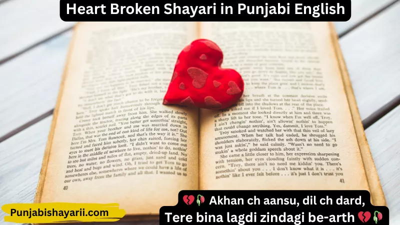 Heart Broken Shayari in Punjabi English