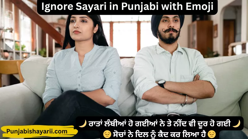Ignore Sayari in Punjabi with Emoji