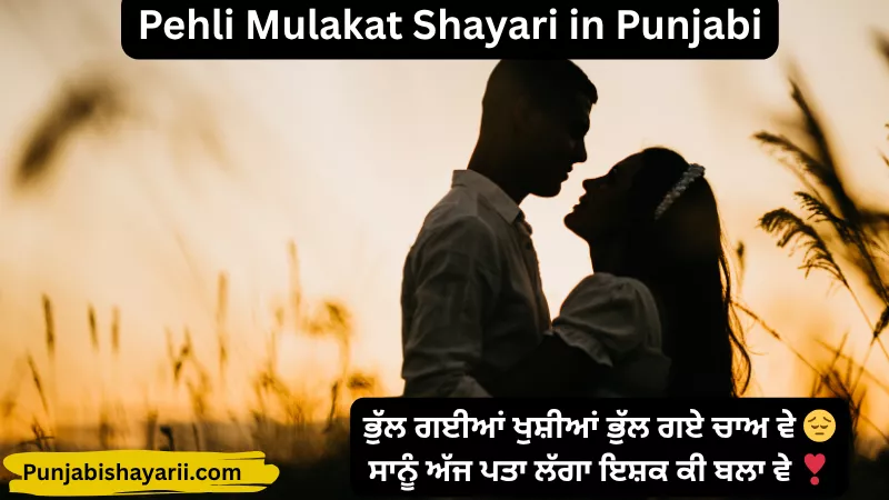 Pehli Mulakat Shayari in Punjabi