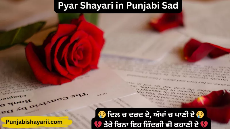 Pyar Shayari in Punjabi Sad