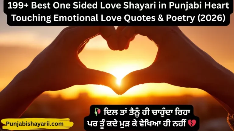 new One Sided Love Shayari in Punjabi