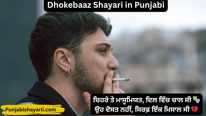 Dhokebaaz Shayari in Punjabi