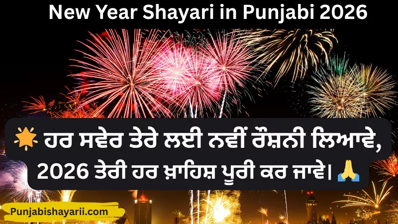 New Year Shayari in Punjabi 2026