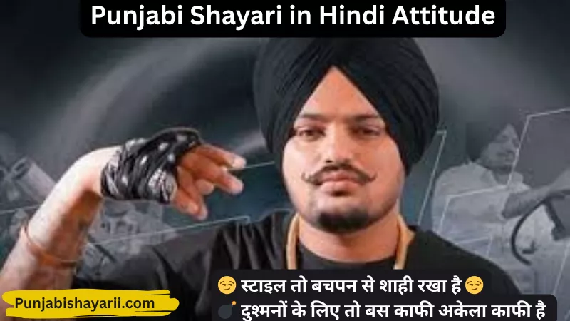 Punjabi Shayari in Hindi Attitude